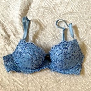 Sexy blue Victoria secret bra